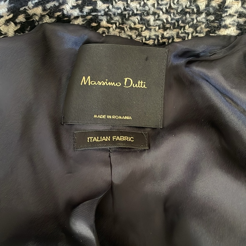 Massimo Dutti Houndstooth Coat - Picture 5 of 8
